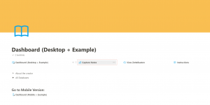 How to start note taking with this Notion Zettelkasten Template