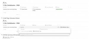 How to tag notes inside this Notion Template